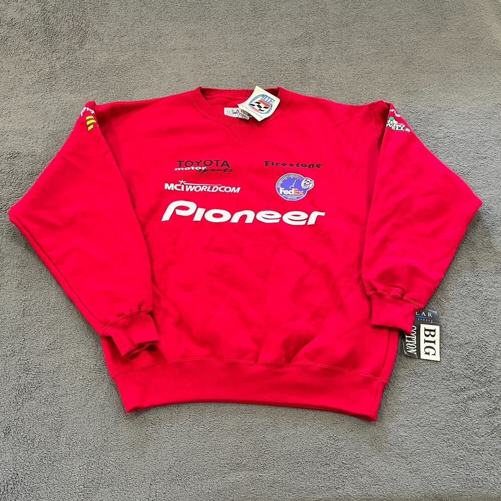 CART Championship Auto Racing Teams Red Pullover Sweatshirt Men's Size Medium